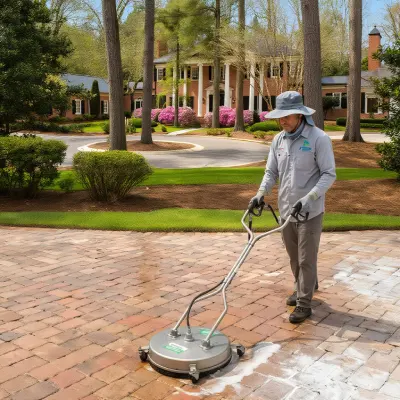 Buckhead driveway and stone surface cleaning